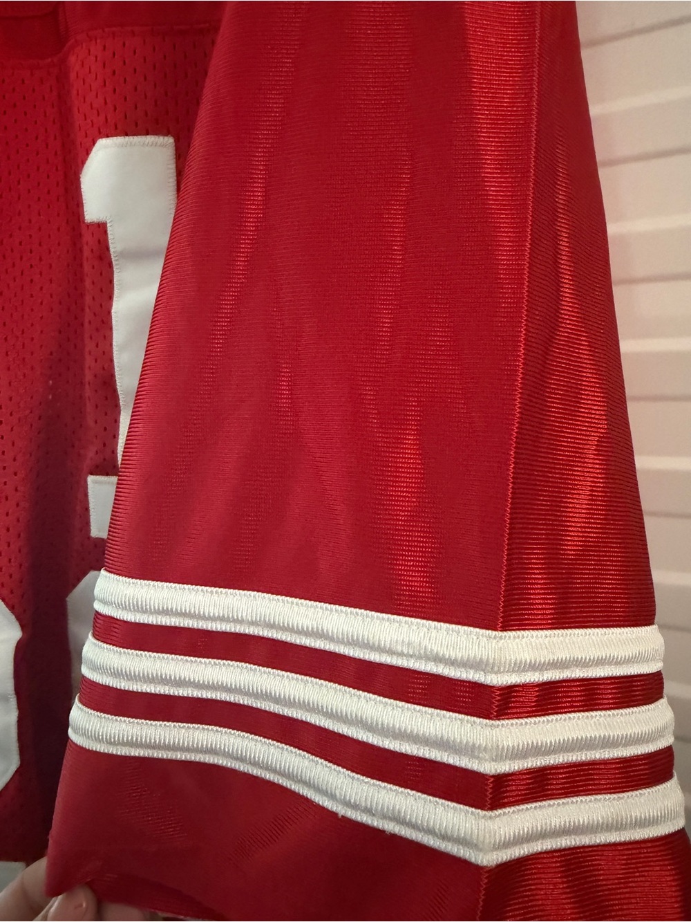 Mitchell & Ness San Francisco 49ers Red and White Jersey size 56 - Picture 8 of 10